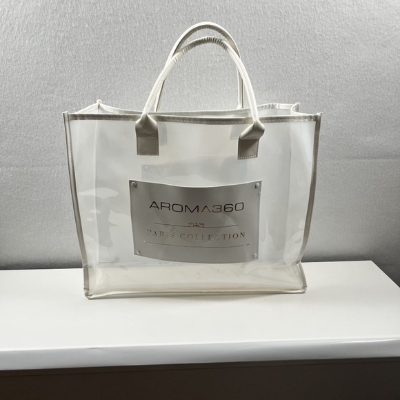 Limited Edition Aroma 360 Paris Collection Tote White & Clear - Picture 2 of 7